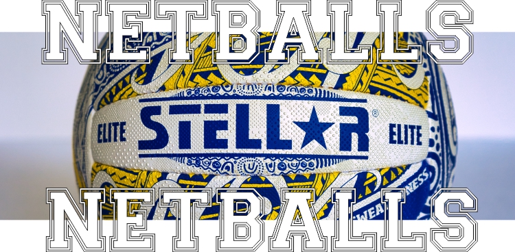 Stellar Sports Balls Netballs Custom Designed to your graphic and artwork specifications